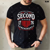 Transfer 002284 - White & Red United States Second Amendment