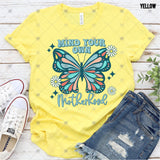 Transfer 002310 - Mind Your Own Motherhood Blue Butterfly