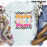 Transfer 002312 - Mama Daisies and Checkers Stacked Word Art