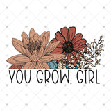 Transfer 002325 - You Grow Girl Flowers