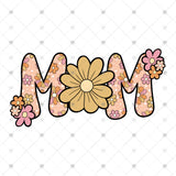 Transfer 002327 - Retro Floral Mom