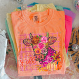 Transfer 002328 - Hey Y'all It's Fall Floral Cow