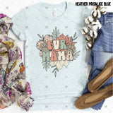 Transfer 002342 - Floral Fur Mama