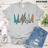 Transfer 002343 - Mama Checkered Lightning Bolt