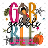 Transfer 002357 - Gobble Gobble Turkey