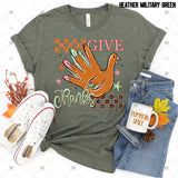 Transfer 002366 - Give Thanks Hand Turkey