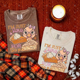 Transfer 002369 - I'm Just Here for the Pie Turkey