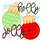 Transfer 002381 - Holly Jolly Ornaments
