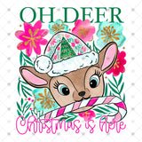 Transfer 002385 - Oh Deer Christmas is Here