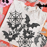 Transfer 002395 - It's Freakin Bats Faux Embroidery