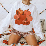 Transfer 002396 - Pumpkin Patch Faux Embroidery