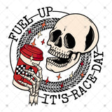 Transfer 002400 - Fuel Up It's Race Day Skull