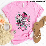 Transfer 002405 - Cheer Smile Megaphone and Pom Poms