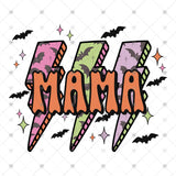 Transfer 002416 - Halloween Mama Lightning Bolts
