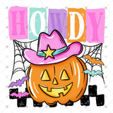 Transfer 002420 - Howdy Western Jack O Lantern