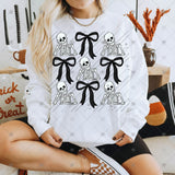 Transfer 002429 - Skeleton and Bows Grid