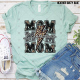 Transfer 002442 - Lacrosse Mom Stacked Word Art Leopard