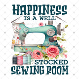 Transfer 002445 - Happiness is a Well Stocked Sewing Room