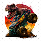 Transfer 002451 - T-Rex on a Monster Truck
