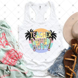 Transfer 002462 - Teacher Off Duty Pastel Summer
