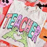 Transfer 002473 - Teacher Zombie Heart Hands