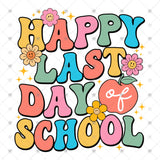 Transfer 002474 - Retro Happy Last Day of School