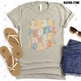 Transfer 002485 - Retro Floral Less People More Cats