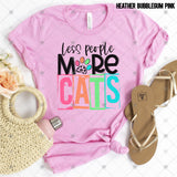 Transfer 002486 - Less People More Cats Paw Print