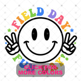 Transfer 002493 - Field Day Fun Day Smile White