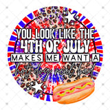 Transfer 002495 -  You Look like the 4th of July Leopard