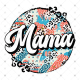 Transfer 002496 - Patriotic Mama Leopard Round