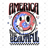 Transfer 002507 - America the Beautiful Skeleton Smile