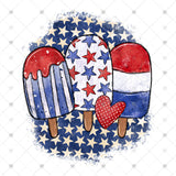 Transfer 002531 - Patriotic Popsicles