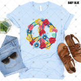 Transfer 002532 - Patriotic Rose Peace Sign