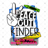 Transfer 002557 - Crayons Peace Out Pre-K