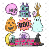 Transfer 002565 - Boo Halloween Grid