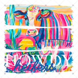 Transfer 002570 - Howdy Heifers Watercolor Cow