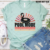 Transfer 002587 - Retro Sun and Palm Trees Beach Lake River Pool