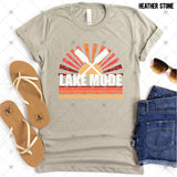 Transfer 002587 - Retro Sun and Palm Trees Beach Lake River Pool