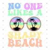 Transfer 002610 - No One Likes a Shady Beach Pastel Sunglasses
