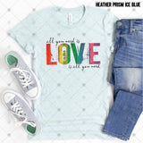 Transfer 002616 - All You Need is Love is All You Need Distressed