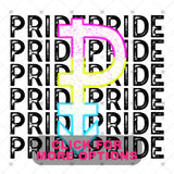 Transfer 002618 - Pride Word Art