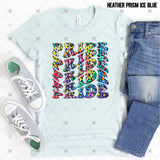Transfer 002625 - Leopard Pride Wavy Stacked Word Art