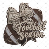 Transfer 002639 - Football Season Coquette Bow