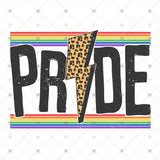 Transfer 002652 - Pride Leopard Lightning Bolt