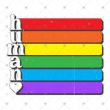 Transfer 002658 - Human Rainbow Colors