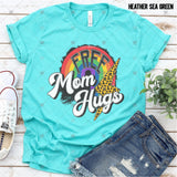 Transfer 002659 - Free Mom Hugs Rainbow Leopard Lightning Bolt