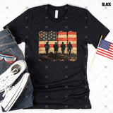 Transfer 012193 - Distressed Military Flag