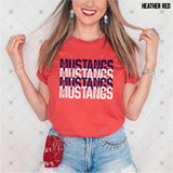 Custom Transfer 0041 - School Spirit Stacked Word Art