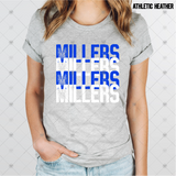 Custom Transfer 0041 - School Spirit Stacked Word Art